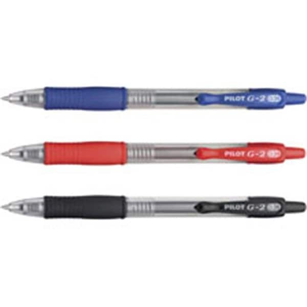 Pilot PIL31277BD G2 Ultra Fine Retractable Pens; Black